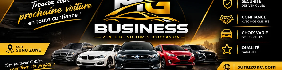 Bannière de la boutique MG business 